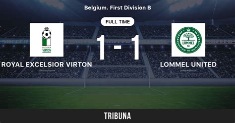 Royal Excelsior Virton vs Lommel SK live score, H2H and lineups。